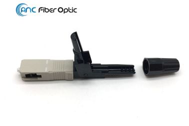 Vitesse rapide installable sur place du millimètre SC/PC de connecteurs de corde de correction de fibre pour le câble de 0.9/3.0mm